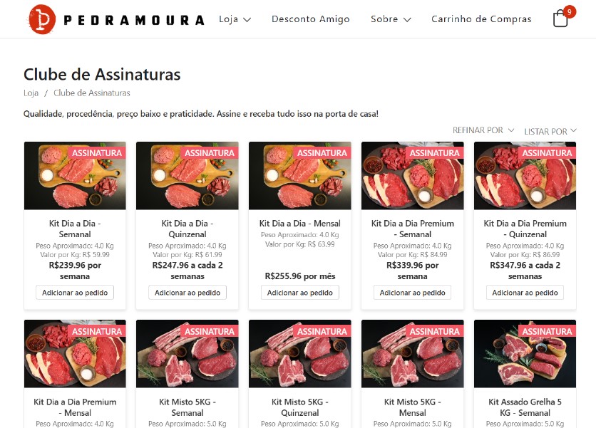 O Clube de Assinaturas é tudo de bom.